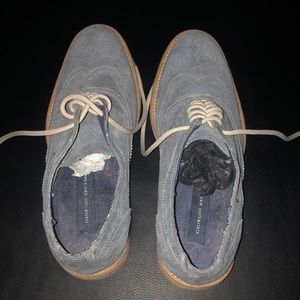 Suede shoes